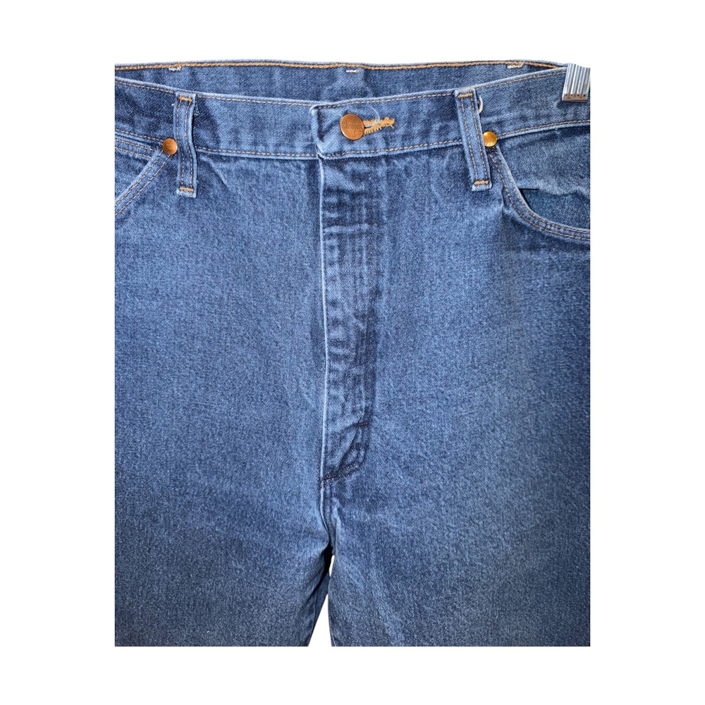VTG Wrangler 13MWZ Cowboy Cut Orig Fit Jeans Mens 36x38 (Fits 33x36) Made in USA - Picture 2 of 12